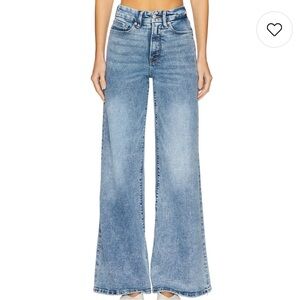 Good American Good waist Palazzo wide leg jeans size 10/30 NWT